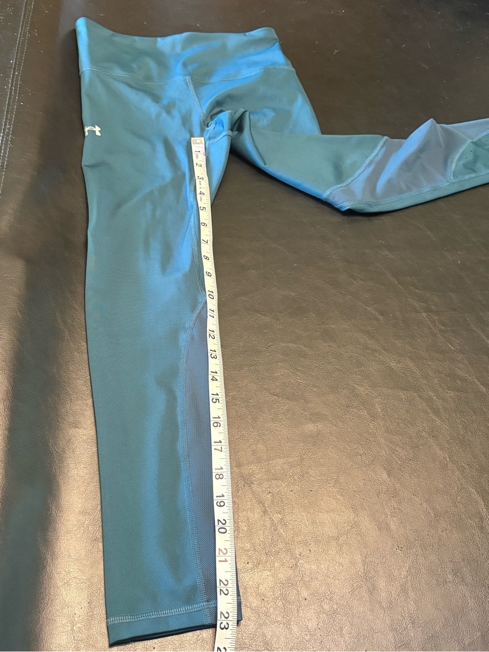 NWT Under Armour Breathelux High Rise Ankle Leggings XS Teal - Picture 14 of 15